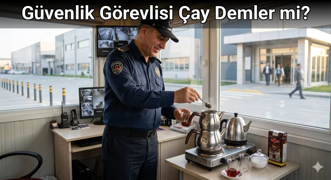 Güvenlik Görevlisi Çay Demler mi?